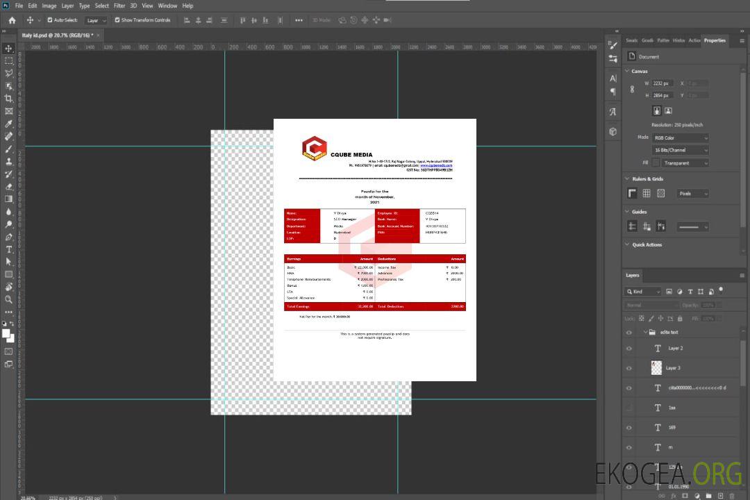Modèle de fiche de paie Cqube Media aux formats Word et PDF.pdf, 1 template Modèle de fiche de paie Cqube Media aux formats Word et PDF.pdf, 1 template